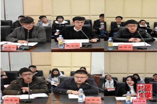 团省委党组副书记、省第十四次党代会代表马健走进南昌大学开展党的十八届六中全会和省第十四次党代会精神宣讲座谈会